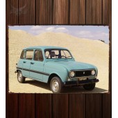 Металлическая табличка Renault 4 575